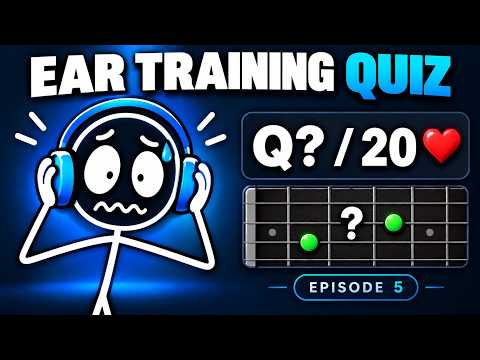 Interval Ear Training Test: One Wrong Answer and You’re OUT Guitar interval training EP-5